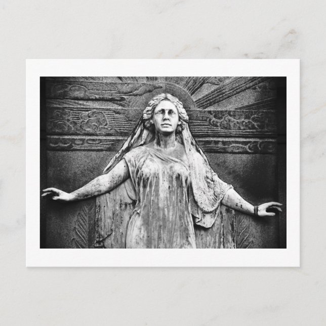 Cemetery Statue, Angel Vykort (Framsida)