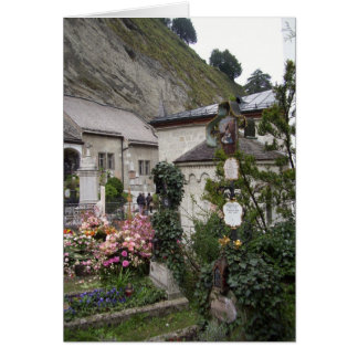 Cemetic Salzburg Österrike Hälsningskort