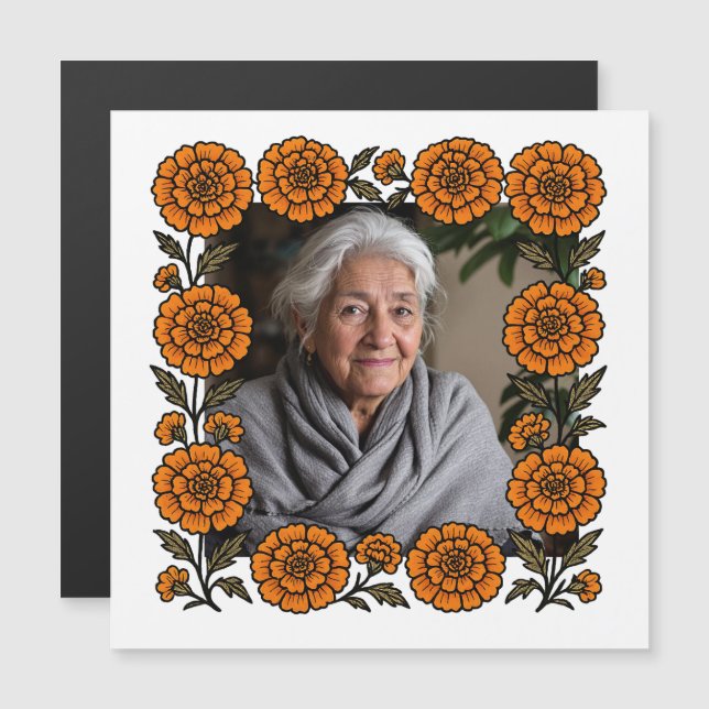 Cempasúchil Ofrenda Altar Día de Muertos (Fram/baksida)