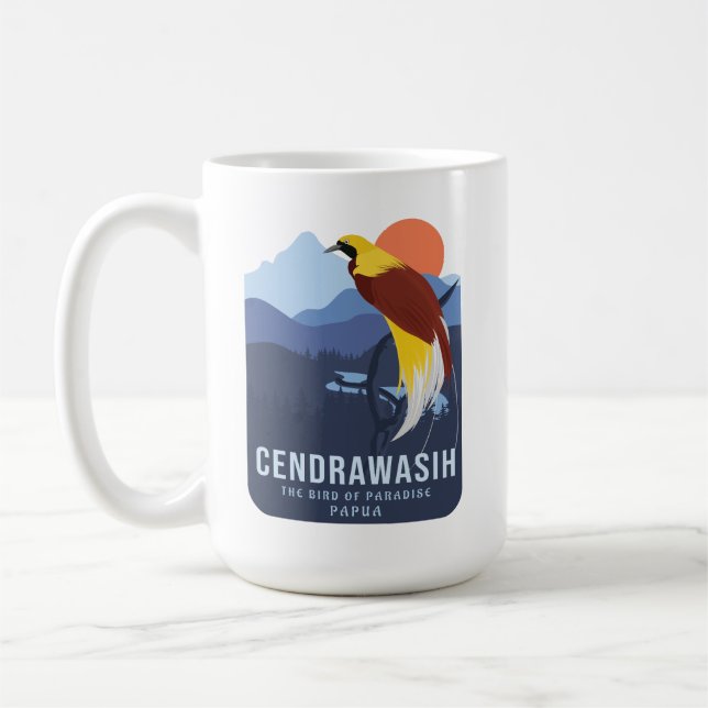 Cendrawasih Kaffemugg (Vänster)