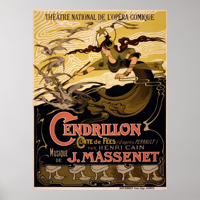 Cendrillon, conte de fées - Opera Poster (Framsidan)