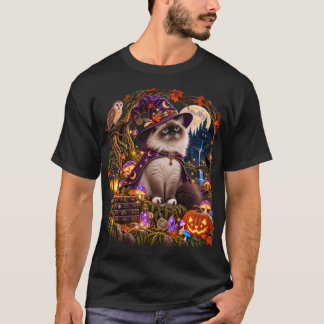 Cenizo – Mystic Wizard Cat Halloween T Shirt
