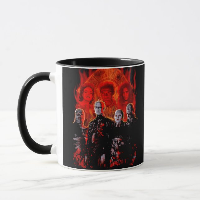 Cenobites Horror Art Mugg - Mörk Gothic Tribute (Vänster)