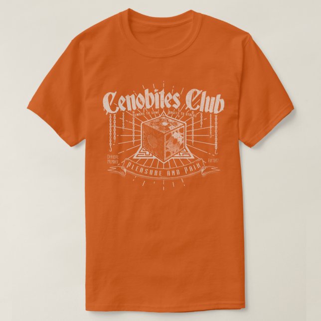 Cenobites Klubb White T Shirt (Design framsida)