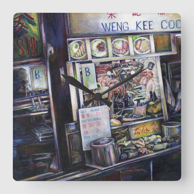 Cenosillicaphia Fyrkantig Klocka (Framsida)