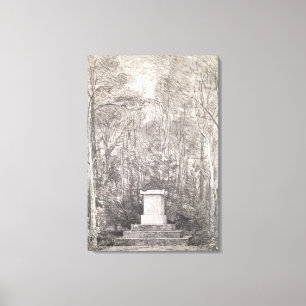 Cenotaph till herr Joshua Reynolds på Coleorton Canvastryck