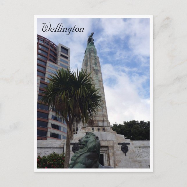 Cenotaph Wellington Vykort (Framsida)
