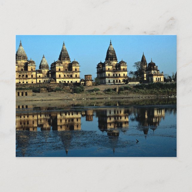 Cenotaphs, Madhya Pradesh, Indien Vykort (Framsida)