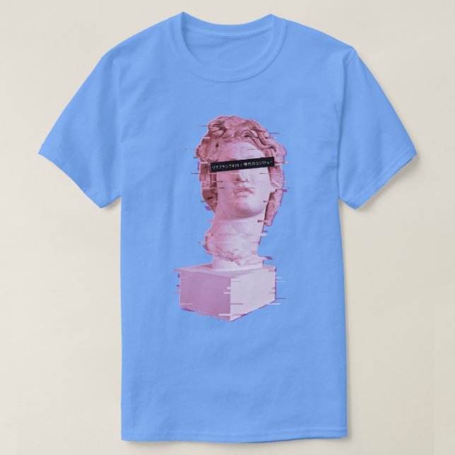 Censored Macintosh Plus Blommigt Shoppe vaporwave T Shirt (Design framsida)