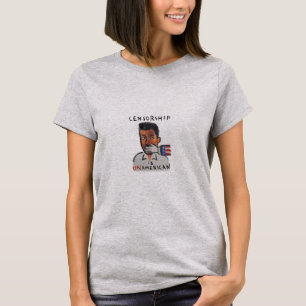 Censur är oamerikansk t shirt