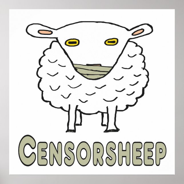 Censur censorfår poster (Framsidan)