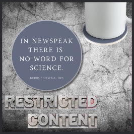 Censur of Science Free Orwell Quote Underlägg