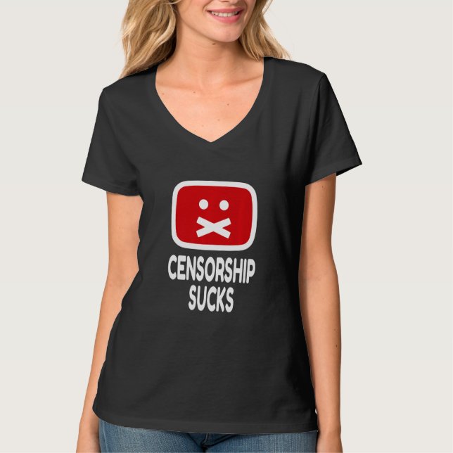 Censur Sucks T Shirt (Framsida)
