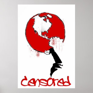Censurerad värld poster