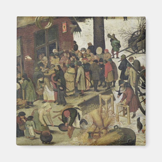 Census i Betlehem 2 Magnet (Framsidan)
