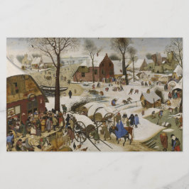 Census i Betlehem (av Pieter Bruegel) Brevpapper