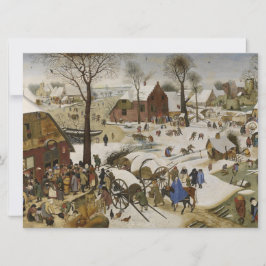 Census i Betlehem (av Pieter Bruegel) Kort