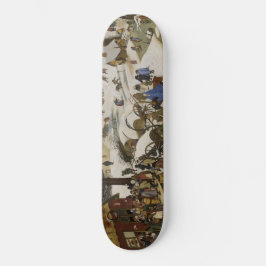 Census i Betlehem (av Pieter Bruegel) Mini Skateboard Bräda 18,5 Cm