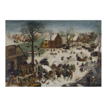 Census i Betlehem av Pieter Bruegel