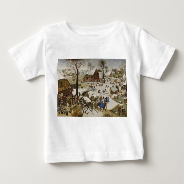 Census i Betlehem (av Pieter Bruegel) T Shirt (Framsida)