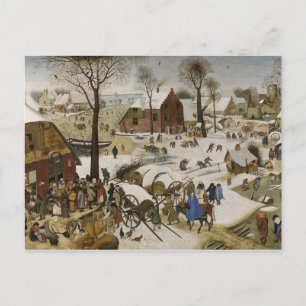Census i Betlehem (av Pieter Bruegel) Vykort
