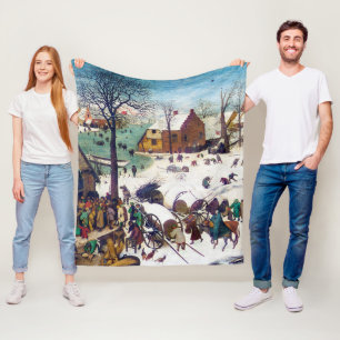 Census i Betlehem, Pieter Bruegel Fleecefilt