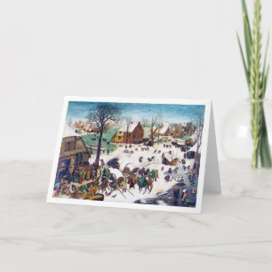Census i Betlehem, Pieter Bruegel Kort