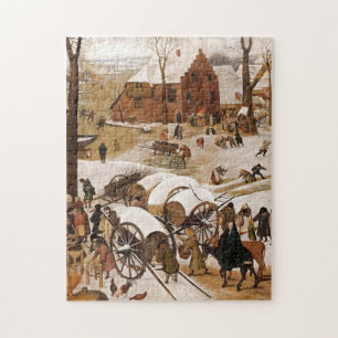 Census i Betlehem Pieter Bruegel Pussel
