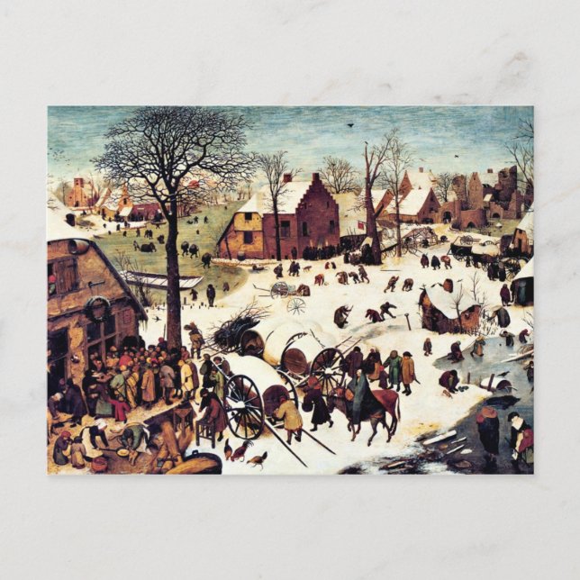 Census i Betlehem Vykort (Framsida)