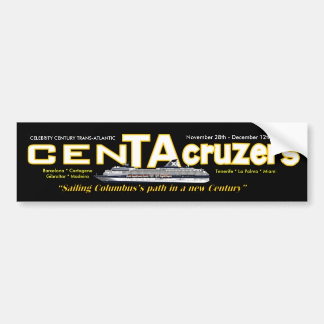 CenTAcruzers logotypbildekal Bildekal (Framsidan)