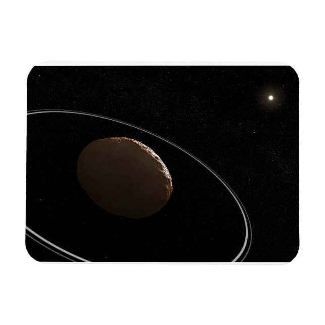 Centaur 1099 Chariklo och dess Ringar. Magnet (Horisontell)