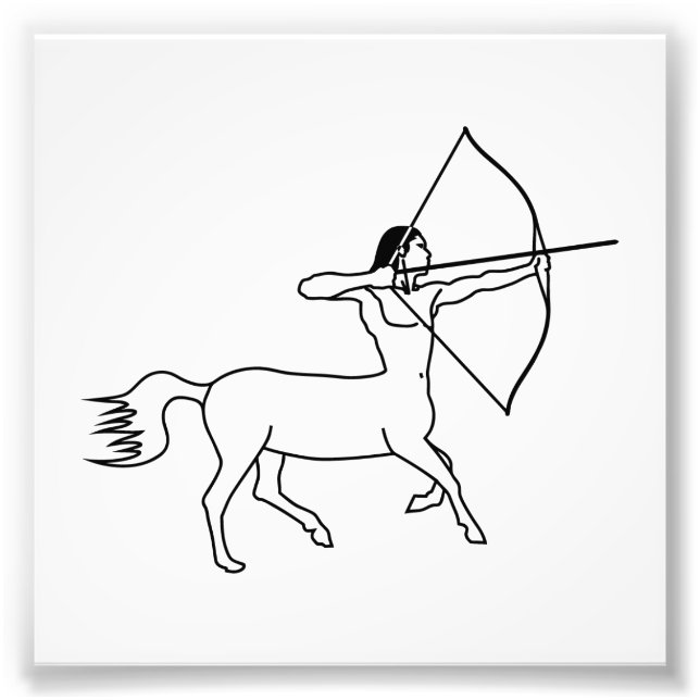 centaur archer sagittarius fototryck (Framsidan)