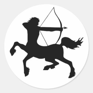 Centaur Runt Klistermärke