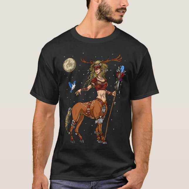 Centaur Skogsschaman T Shirt (Framsida)