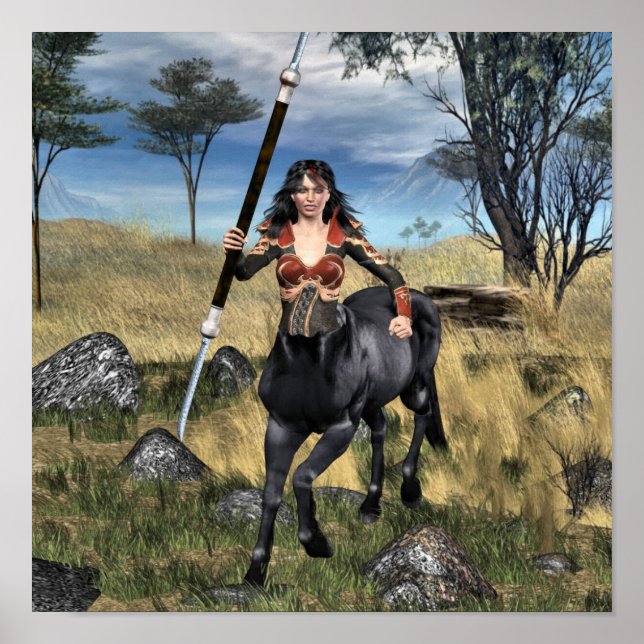 Centaur Warrioress Poster (Framsidan)