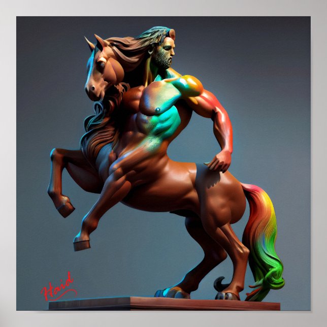 Centaur with colors - Gen AI Poster (Framsidan)