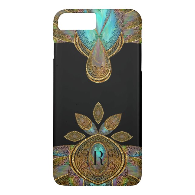 Centauri Deco Monogram Case-Mate iPhone Skal (Baksida)