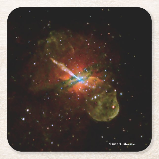 Centaurus A Underlägg Papper Kvadrat (Framsidan)