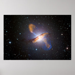 Centaurus Shows som Supermassive hål för en svart Poster