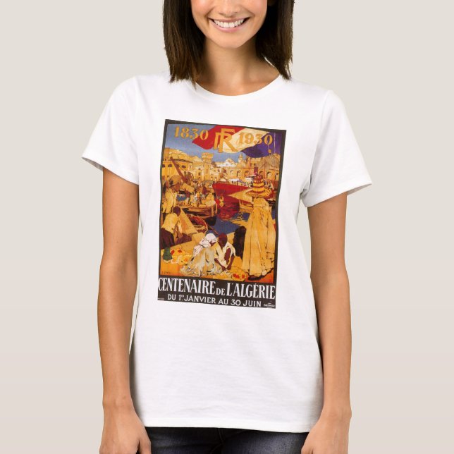 Centenaire de L'Algerie Tee Shirt (Framsida)
