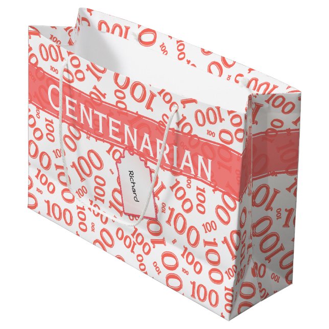 Centenarian, Coral 100 Random Number Mönster (Framsidan Vinklad)