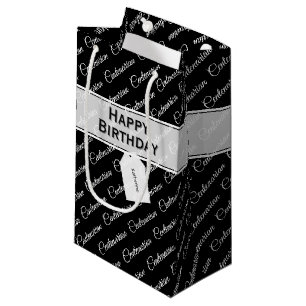 Centenarian Typography Mönster Black/White Namn