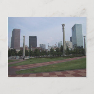 Centenial Olympic Park vid centrala Atlanta, Ga Vykort