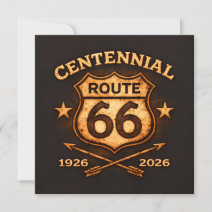Centennial American Highway Retro Milestone översä Kort