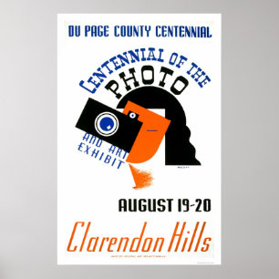 Centennial Art Photo 1939 WPA Poster