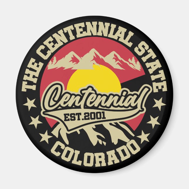Centennial,Colorado Magnet (Framsidan)