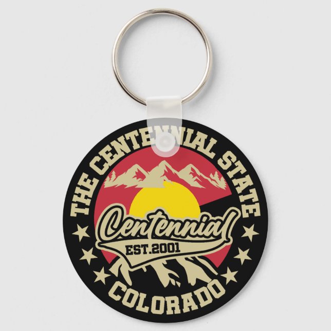 Centennial,Colorado Nyckelring (Framsida)