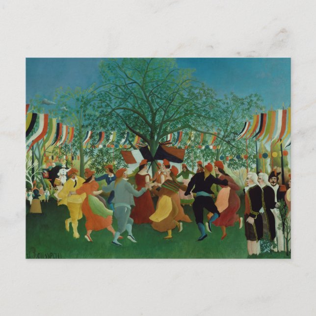 Centennial Firande av Henri Rousseau Postcard Vykort (Framsida)