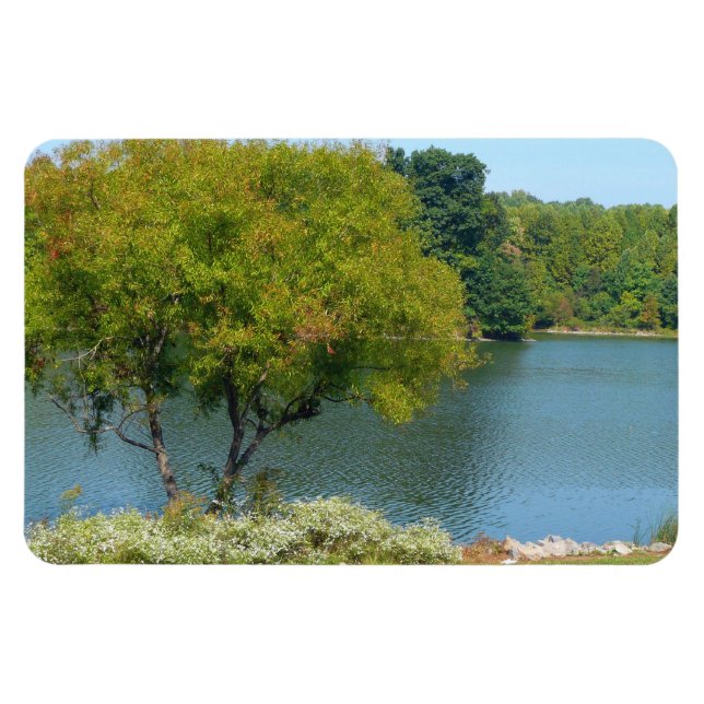 Centennial Lake i Ellicott City Maryland Magnet (Horisontell)