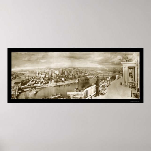 Centennial Pittsburgh Photo 1909 Poster (Framsidan)